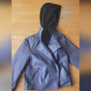 Not leather Forever 21 coat